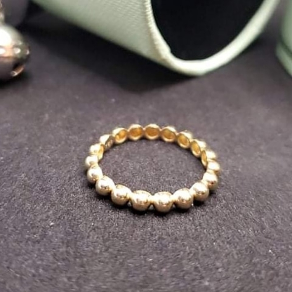 SOLD: 18k Bubble Ring